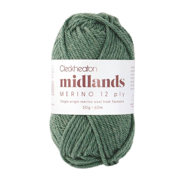 Cleckheaton Midlands Single Origin Wool - Beautifully Soft and Cosy - 8 Ply and 12 Ply