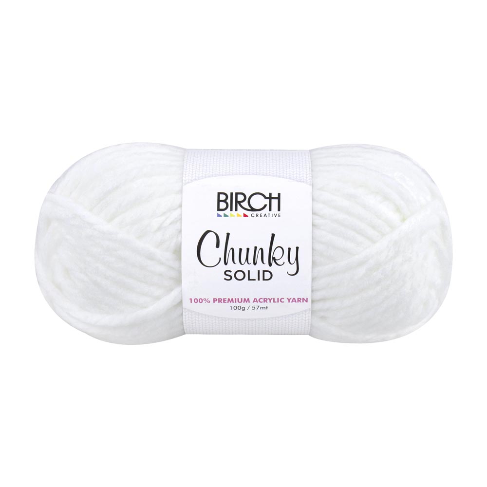 Birch Chunky Knitting Yarn – 100% Acrylic 100g