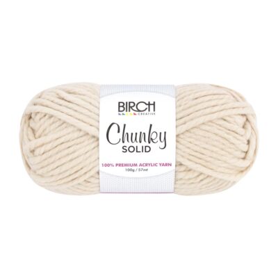 Birch Chunky Knitting Yarn – 100% Acrylic 100g