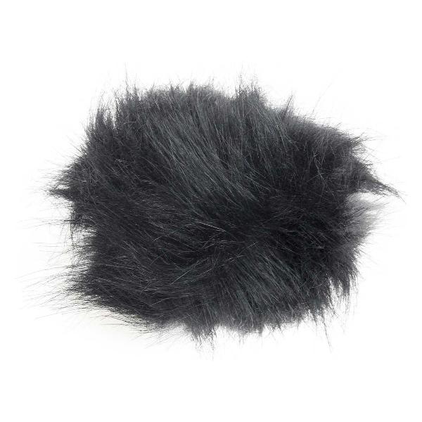 POM POM 5″ Grey Natural Black and Ivory - Jacaranda Country Crafts