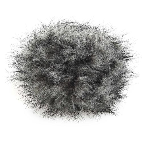 POM POM 5″ Grey Natural Black and Ivory - Jacaranda Country Crafts