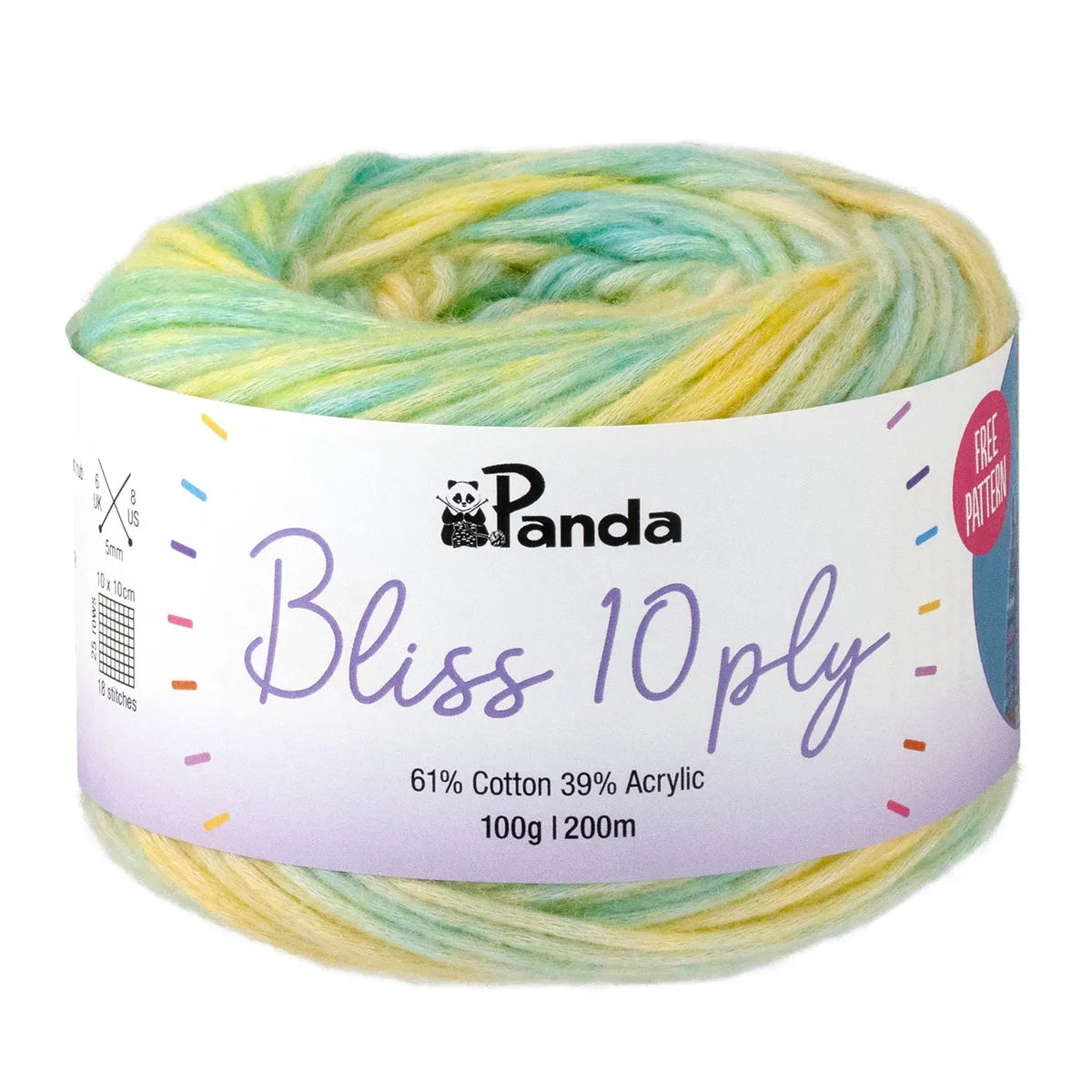 5103_band_sunny_lime Panda Bliss 10 Ply