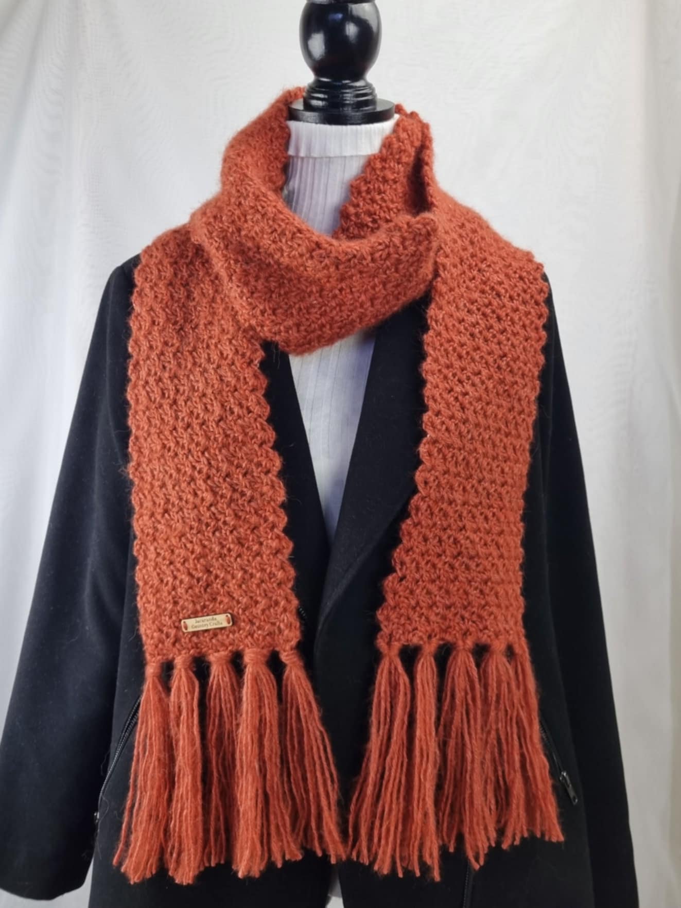 Handcrafted Cosy Comfort Scarf – Dreamy Luxury in Soft Australian Wool, Silk & Alpaca
