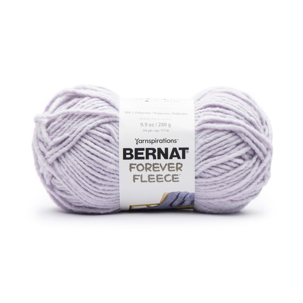 Bernat Forever Fleece Chunky Yarn 280g – Super Soft Plush Polyester Yarn for Knitting & Crochet