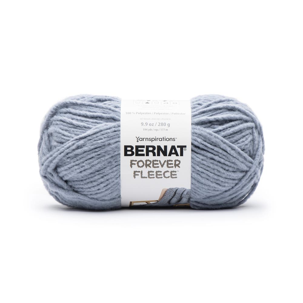Bernat Forever Fleece Chunky Yarn 280g – Super Soft Plush Polyester Yarn for Knitting & Crochet