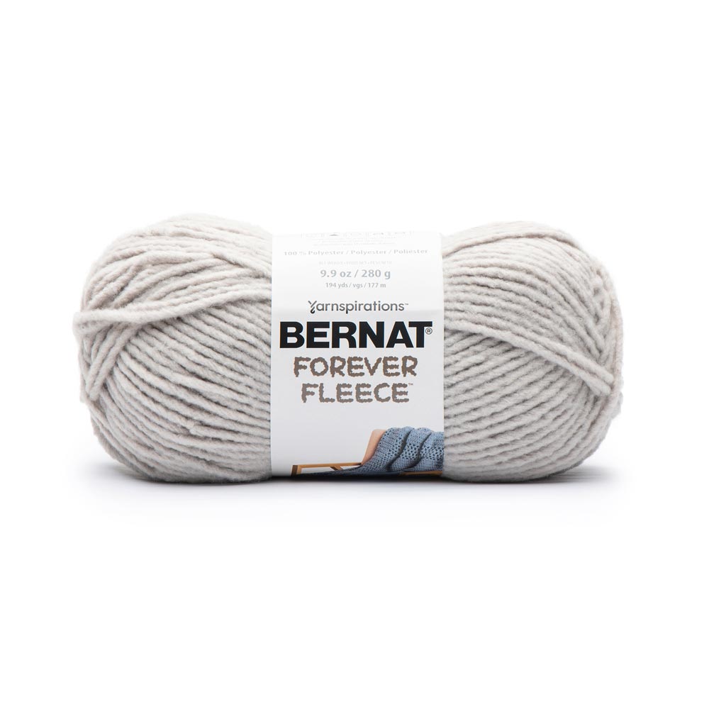 Bernat Forever Fleece Chunky Yarn 280g – Super Soft Plush Polyester Yarn for Knitting & Crochet