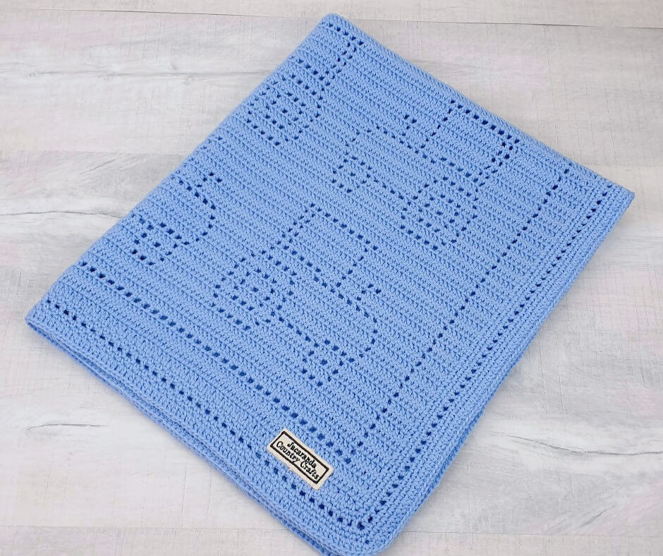 Tractor Australian Wool Baby Blanket - Jacaranda Country Crafts