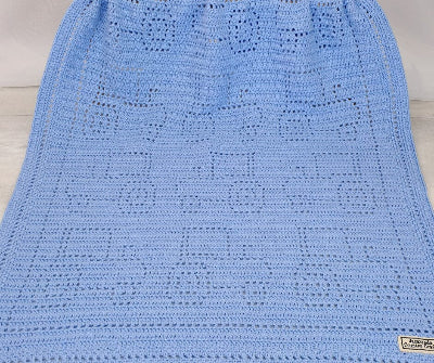 Tractor Australian Wool Baby Blanket - Jacaranda Country Crafts