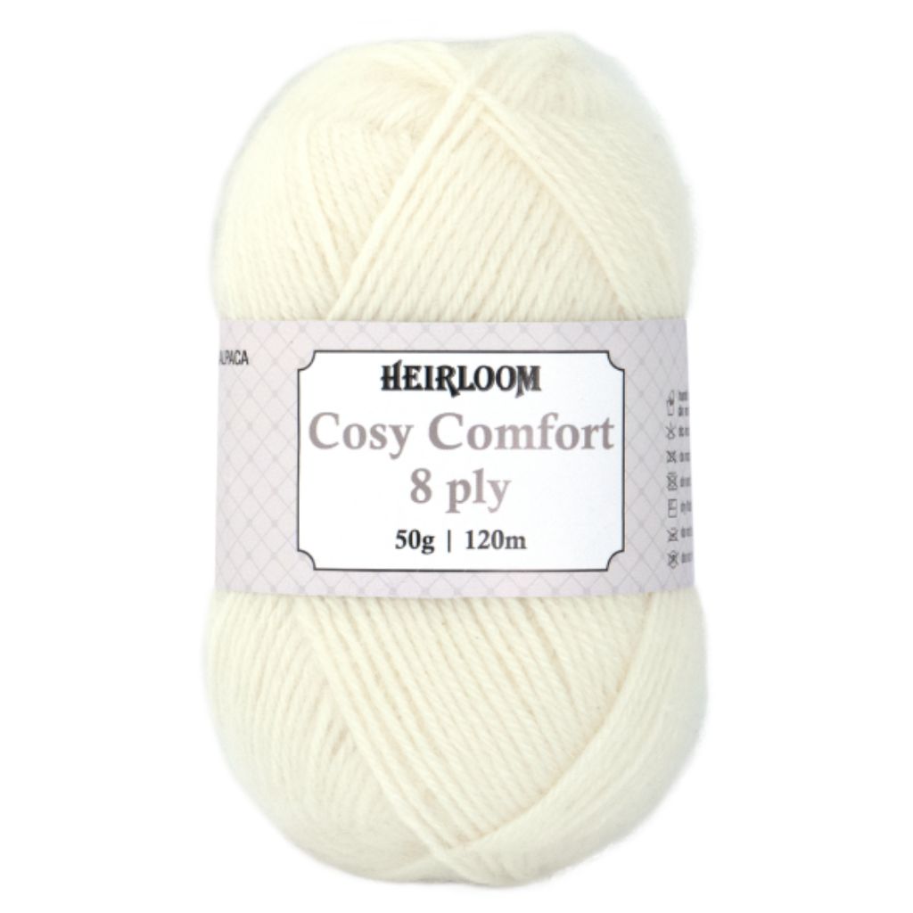 Heirloom Cosy Comfort 8 Ply - Jacaranda Country Crafts