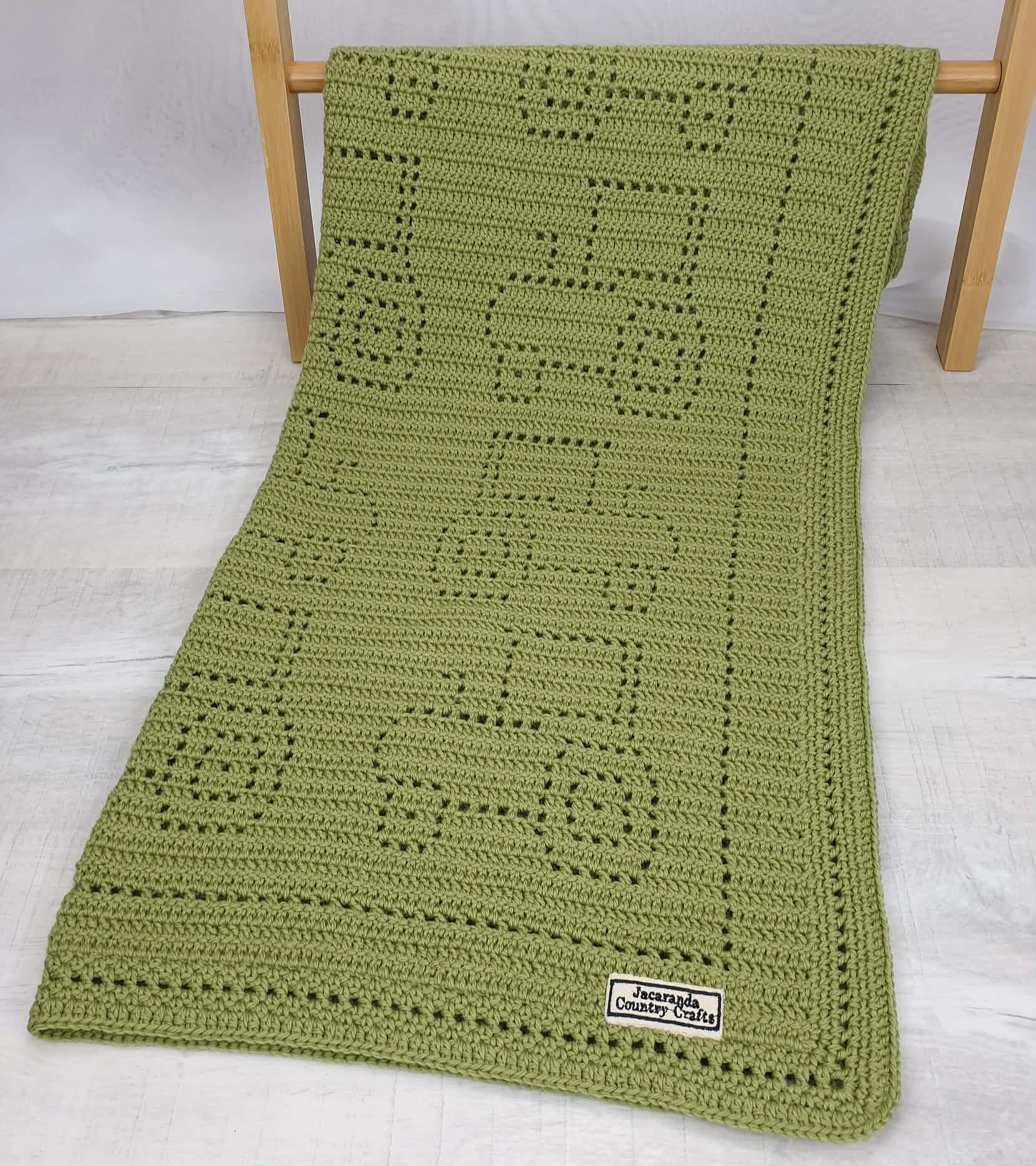 Little Farmers Blanket - Tractor Australian Wool Baby Blanket