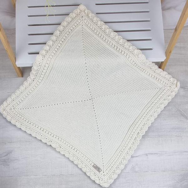 Magnolia Baby Blanket Australian Luxury Wool - Jacaranda Country Crafts