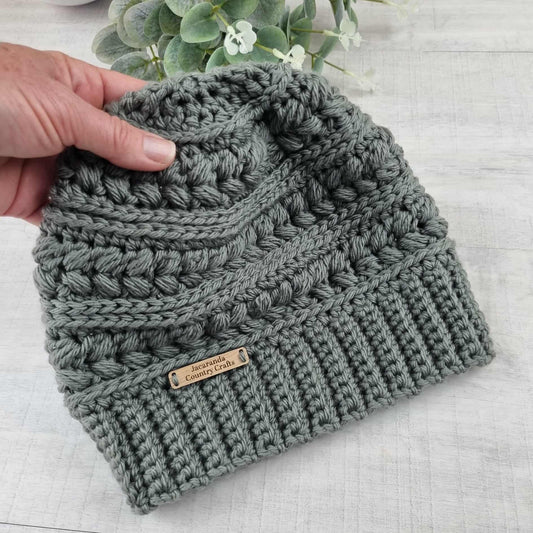 Soft and Warm Australian Wool Green Beanie