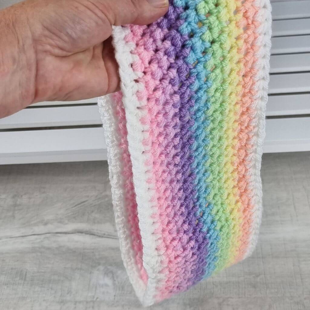 Rainbow Beanie and Cowl - Jacaranda Country Crafts