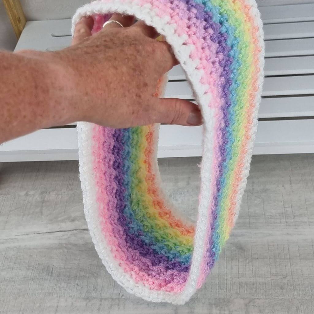 Rainbow Beanie and Cowl - Jacaranda Country Crafts