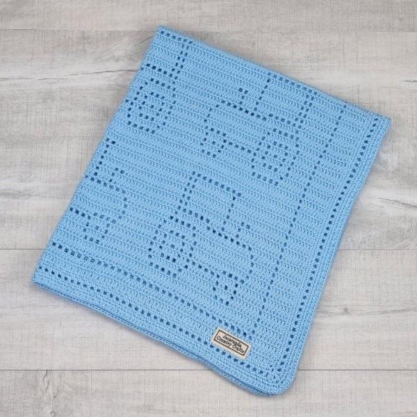 Dreaming of Tractors Baby Blanket Australian Cotton - Jacaranda Country Crafts