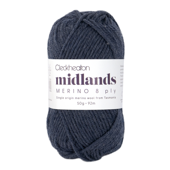 Cleckheaton Midlands 8-Ply Australian Merino Wool Yarn – Premium Knitting & Crochet Wool