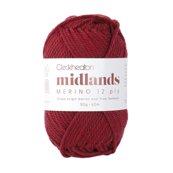 Cleckheaton Midlands Merino Wool 12 Ply - Soft and Cosy Premium Australian Yarn