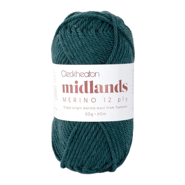 Cleckheaton Midlands Merino Wool 12 Ply - Soft and Cosy Premium Australian Yarn