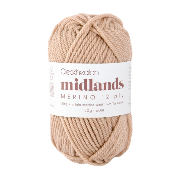Cleckheaton Midlands Merino Wool 12 Ply - Soft and Cosy Premium Australian Yarn