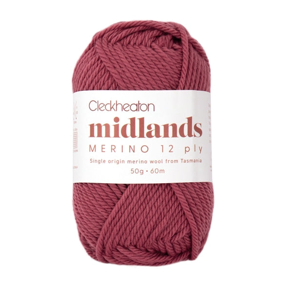 Cleckheaton Midlands Merino Wool 12 Ply - Soft and Cosy Premium Australian Yarn