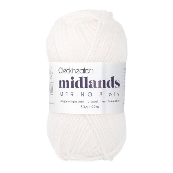 Cleckheaton Midlands Merino 8 Ply Yarn - Jacaranda Country Crafts