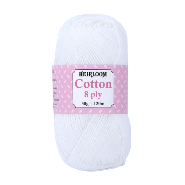 Heirloom Cotton 8 Ply - Jacaranda Country Crafts