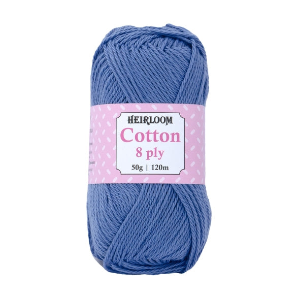 Heirloom Cotton 8 Ply - Jacaranda Country Crafts