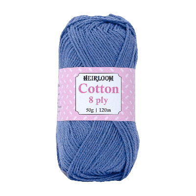 Heirloom Cotton 8 Ply - Jacaranda Country Crafts