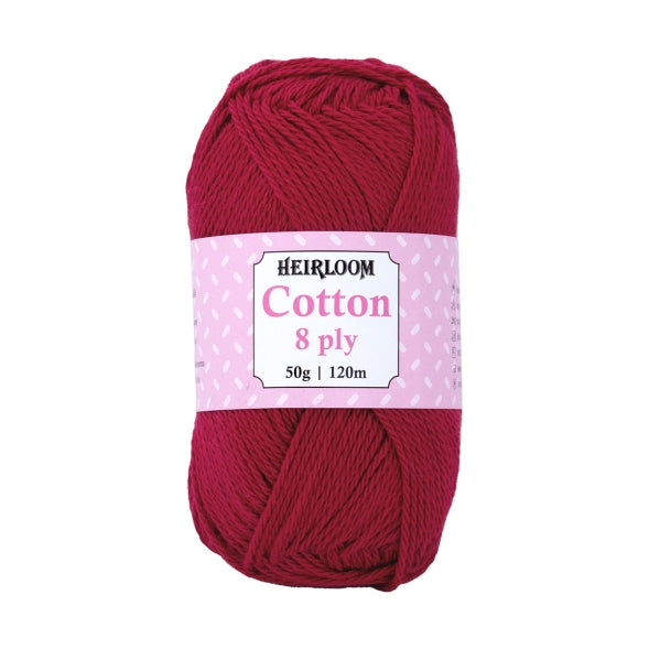 Heirloom Cotton 8 Ply - Jacaranda Country Crafts