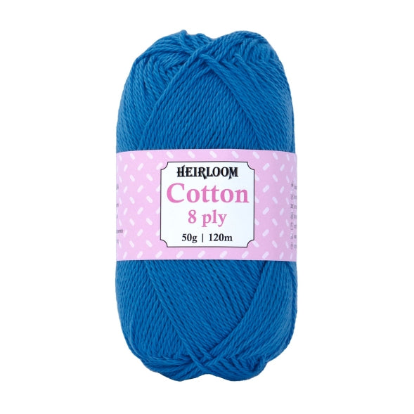 Heirloom Cotton 8 Ply - Jacaranda Country Crafts