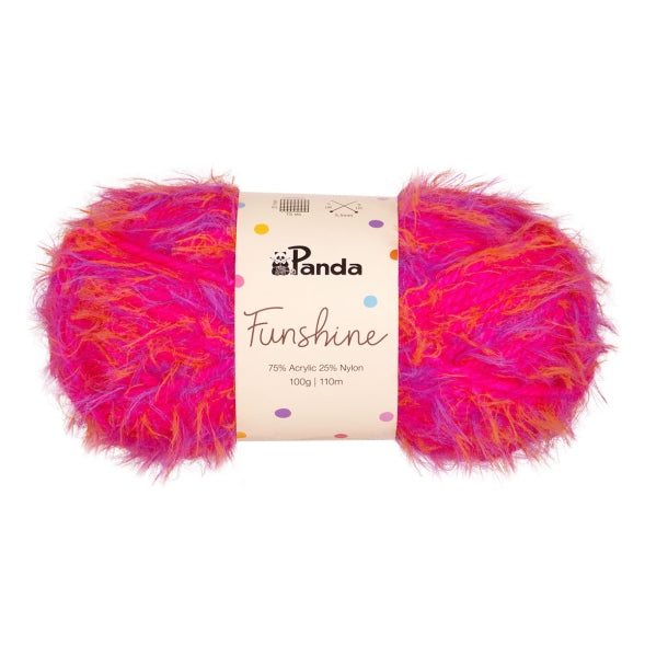 Panda Funshine Yarn – Chunky, Bright and Fluffy, Fun to Knit or Crochet