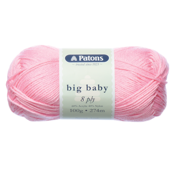 Patons Big Baby 8 Ply – Soft, Gentle & Durable Baby Yarn, Knitting and Crochet