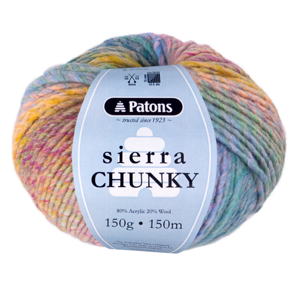 Patons Sierra Chunky – Soft & Stylish Wool Blend Yarn for Knitting & Crochet