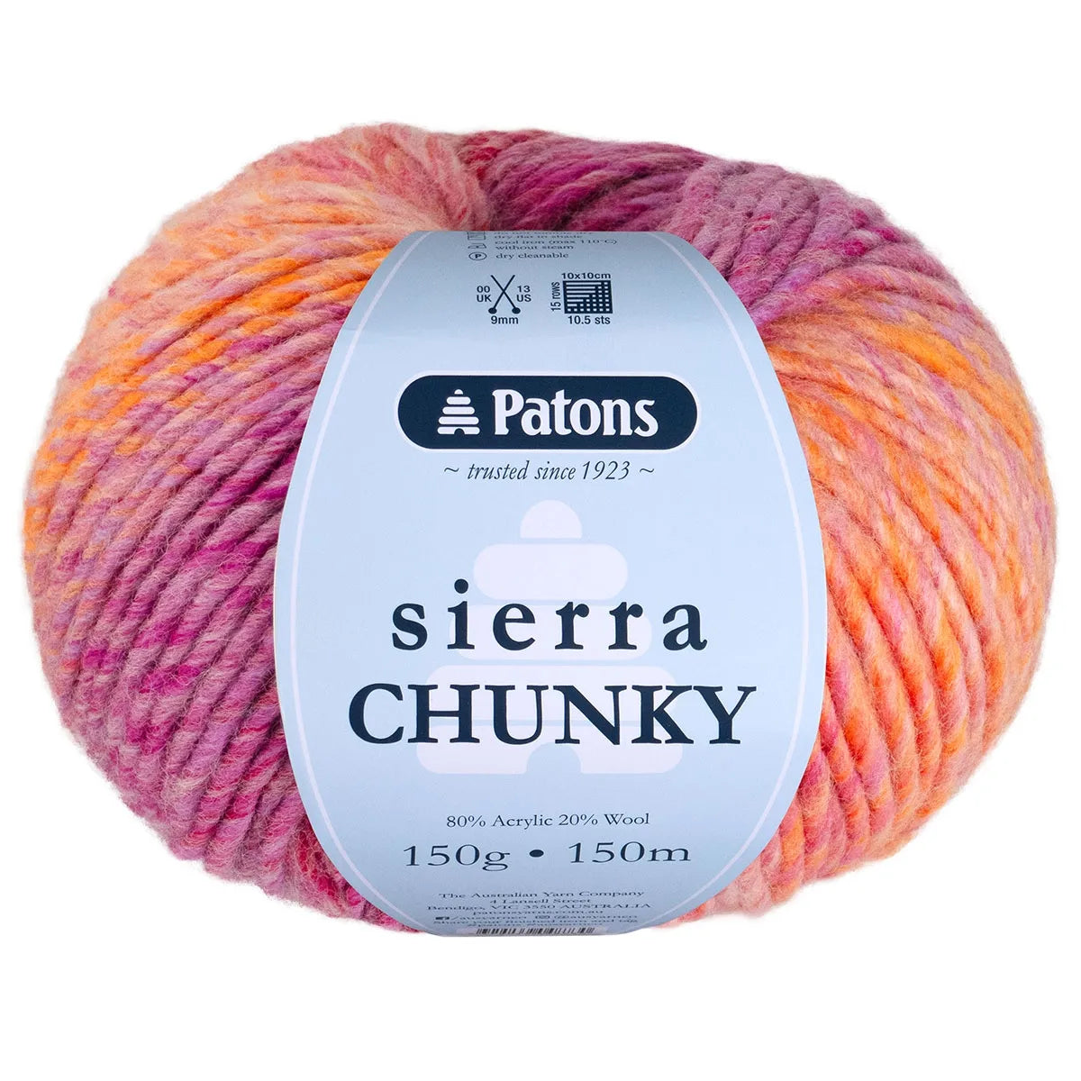 Patons Sierra Chunky Yarn – Soft Wool Blend Knitting & Crochet Yarn Australia