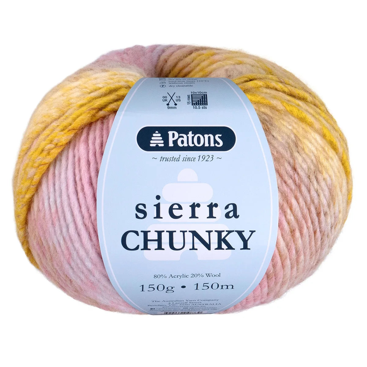 Patons Sierra Chunky Yarn – Soft Wool Blend Knitting & Crochet Yarn Australia