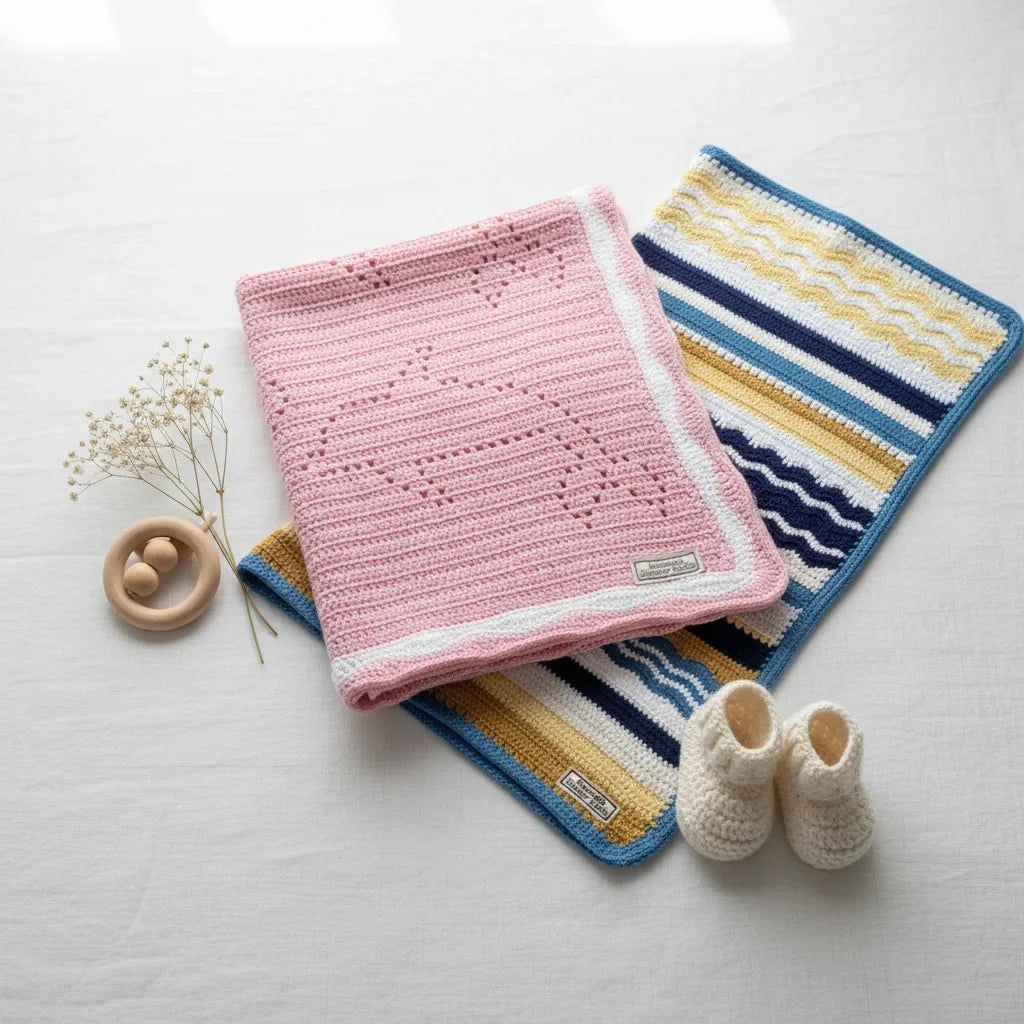 Cotton Baby Blankets 10 Ply