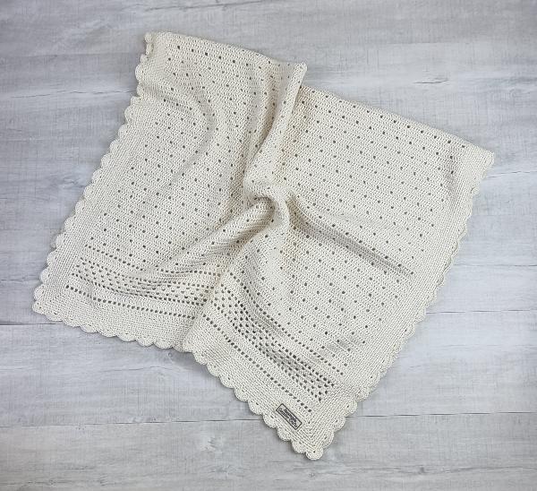 Vintage Pattern - Australian 8 ply Cotton Cot Blanket