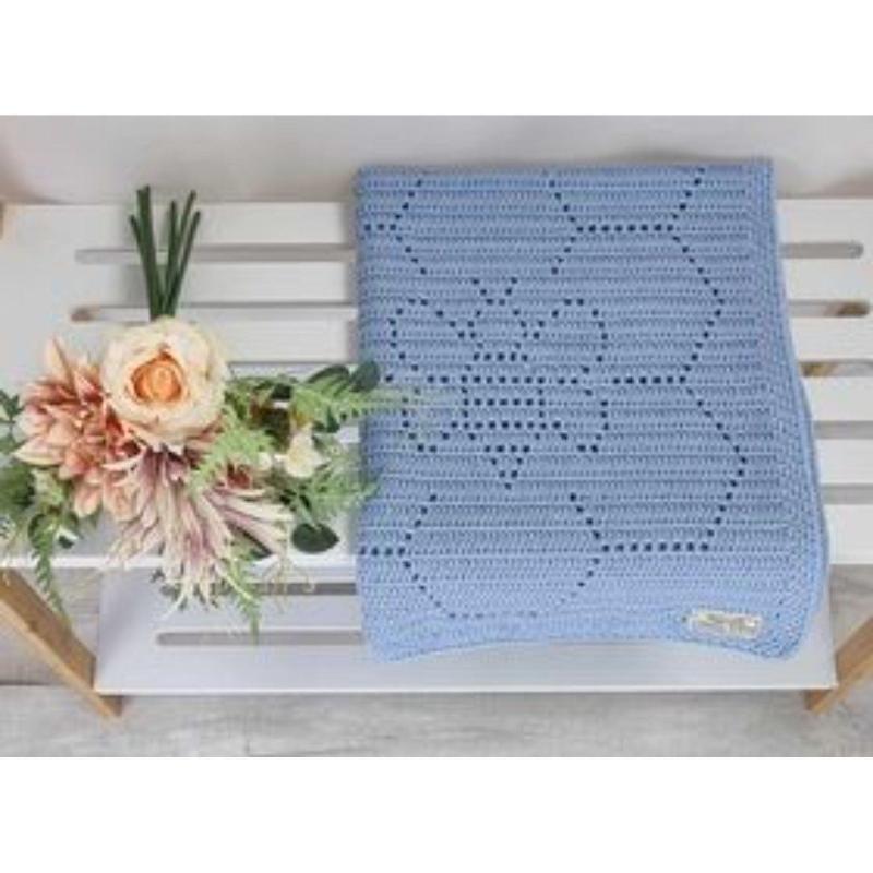 Baby Bee Baby Blanket - Handmade Australian Wool, Soft & Cozy - Jacaranda Country Crafts