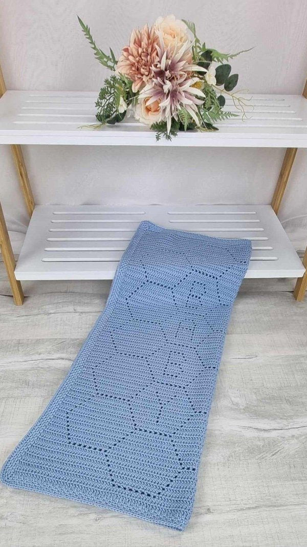 Baby Bee Baby Blanket - Handmade Australian Wool, Soft & Cozy - Jacaranda Country Crafts