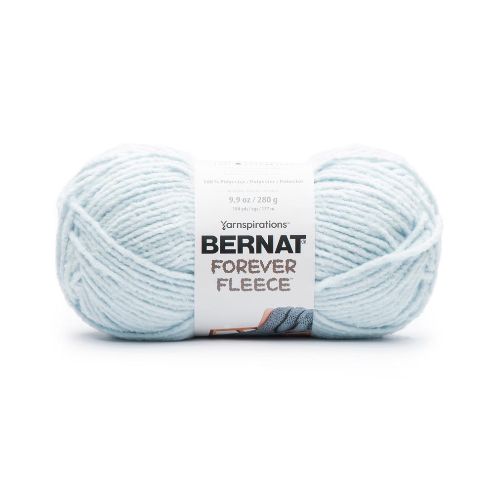 Bernat Forever Fleece Chunky Yarn 280g – Super Soft Plush Polyester Yarn for Knitting & Crochet