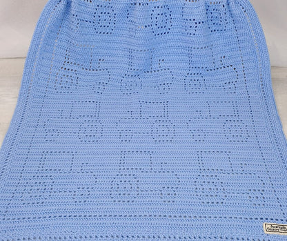 Tractor Australian Wool Baby Blanket