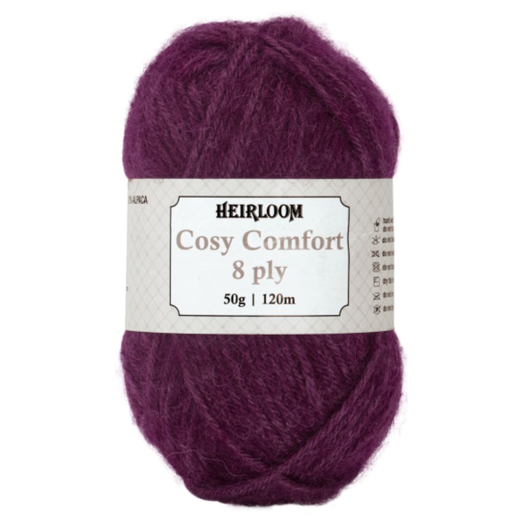 Heirloom Cosy Comfort 8 Ply - Jacaranda Country Crafts Yarn Shop