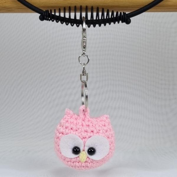 Cute - Mini Owl Keyring - Keychain - Jacaranda Country Crafts