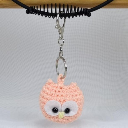 Cute - Mini Owl Keyring - Keychain - Jacaranda Country Crafts