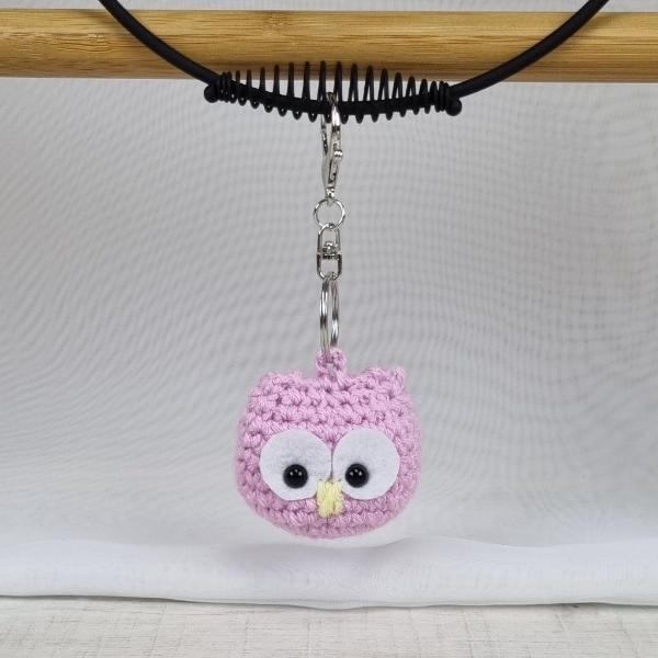 Cute - Mini Owl Keyring - Keychain - Jacaranda Country Crafts