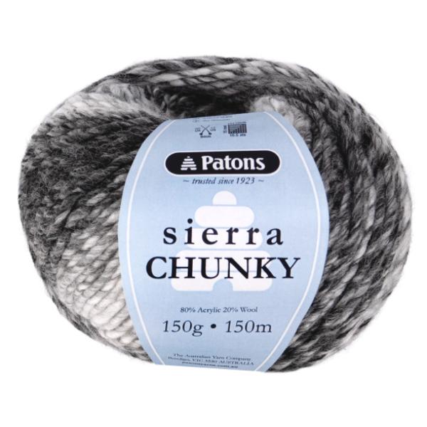 Patons Sierra Chunky Granite Peak - Jacaranda Country Crafts