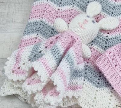 Bunny Snuggle - Cuddle "Lovey" - Jacaranda Country Crafts