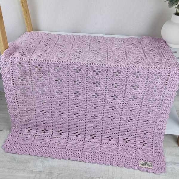 Call the Midwife Pink Merino Baby Blanket