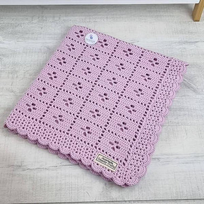 Call the Midwife Pink Merino Baby Blanket