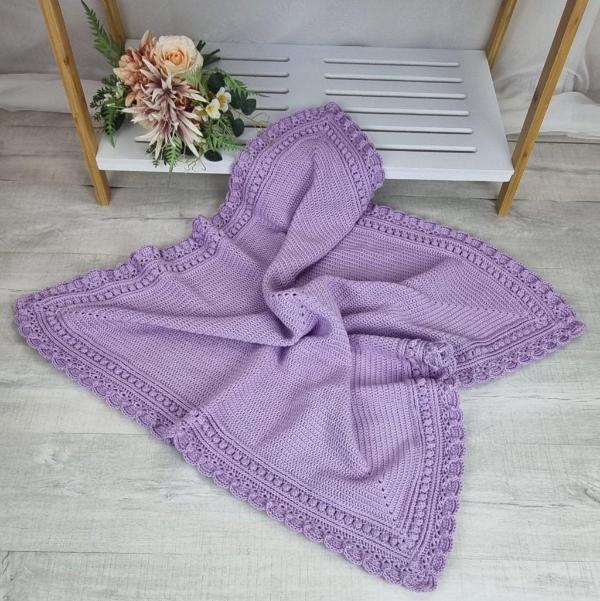 'Magnolia' Baby Blanket - Australian Cotton - Jacaranda Country Crafts